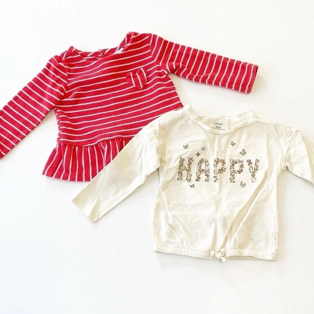 Carter's baby girls long sleeve tops